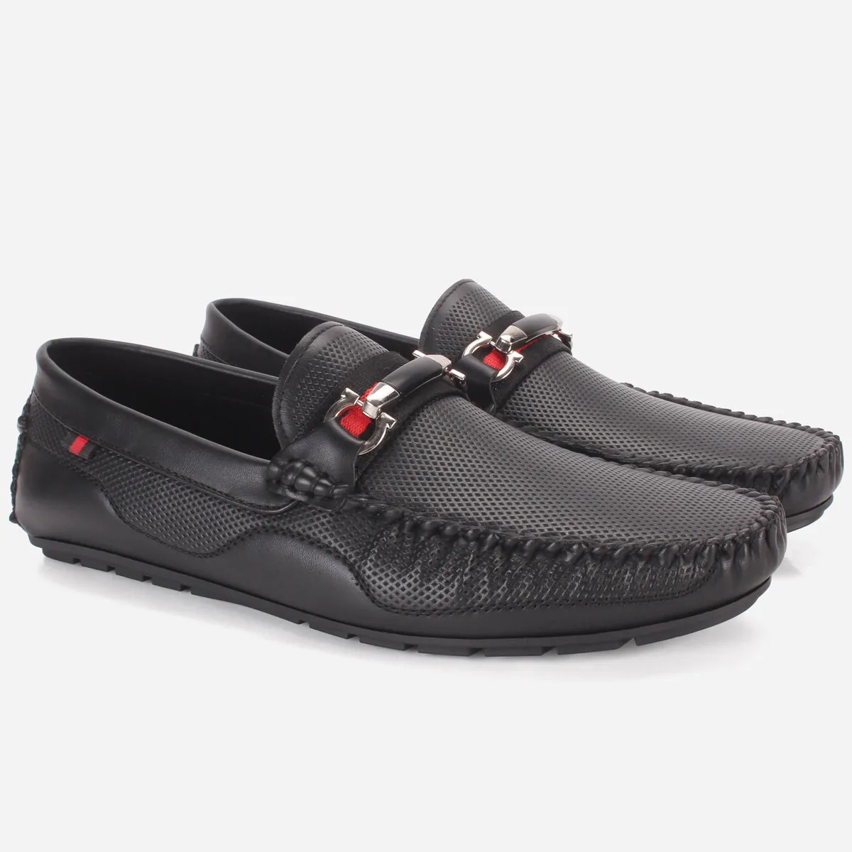Mens "THIAGO" Casual Slip On Moccasin Shoes
