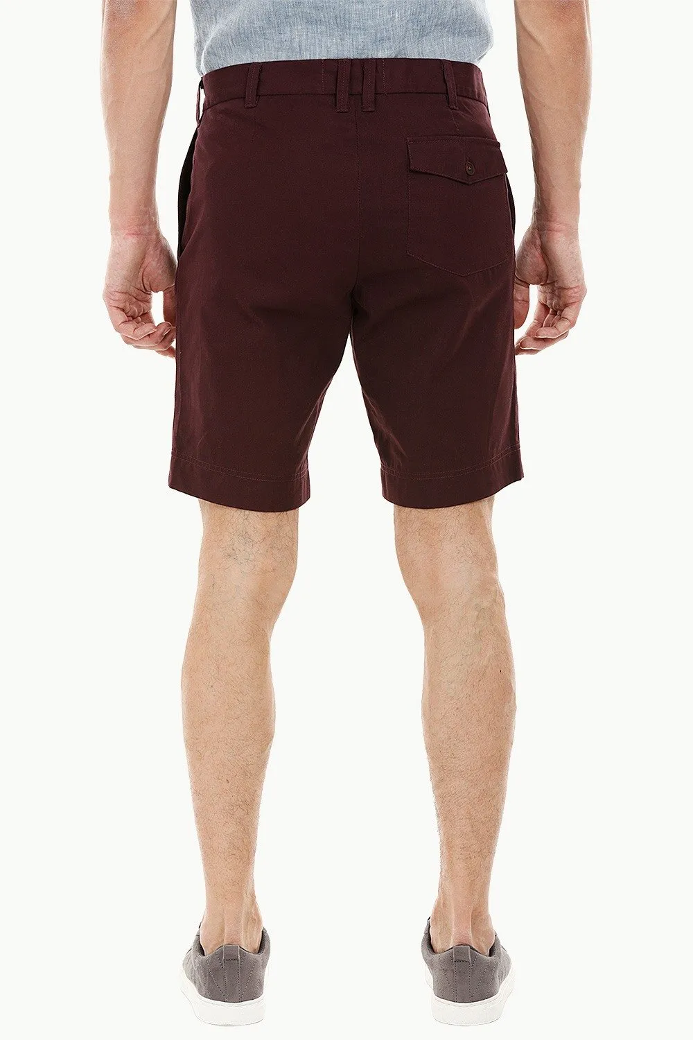 Mens Red Wine Summer Chino Shorts