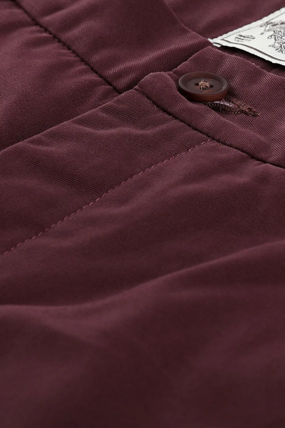 Mens Red Wine Summer Chino Shorts