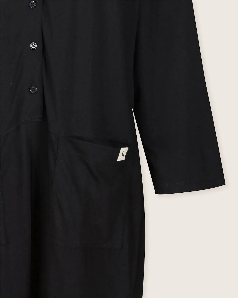 Mila Black Long Sleeve Jumpsuit