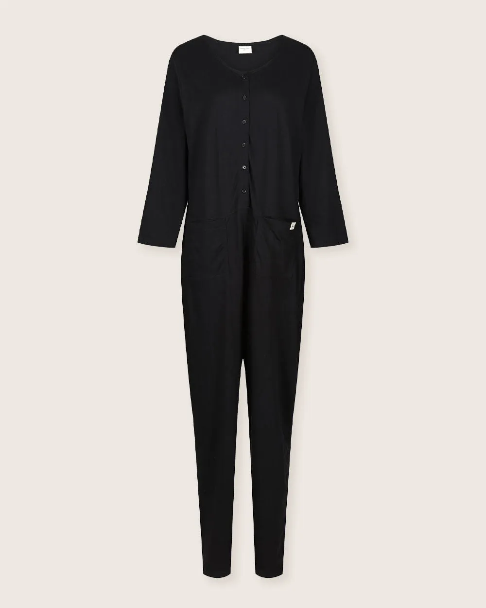 Mila Black Long Sleeve Jumpsuit
