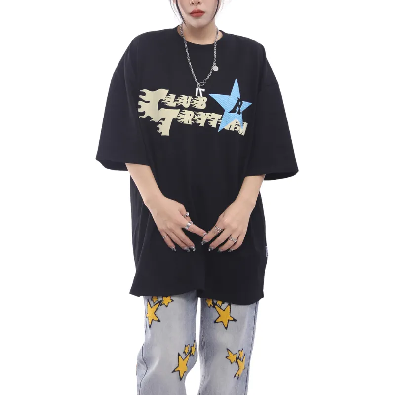 Minimal Letter Pentagram T-shirt