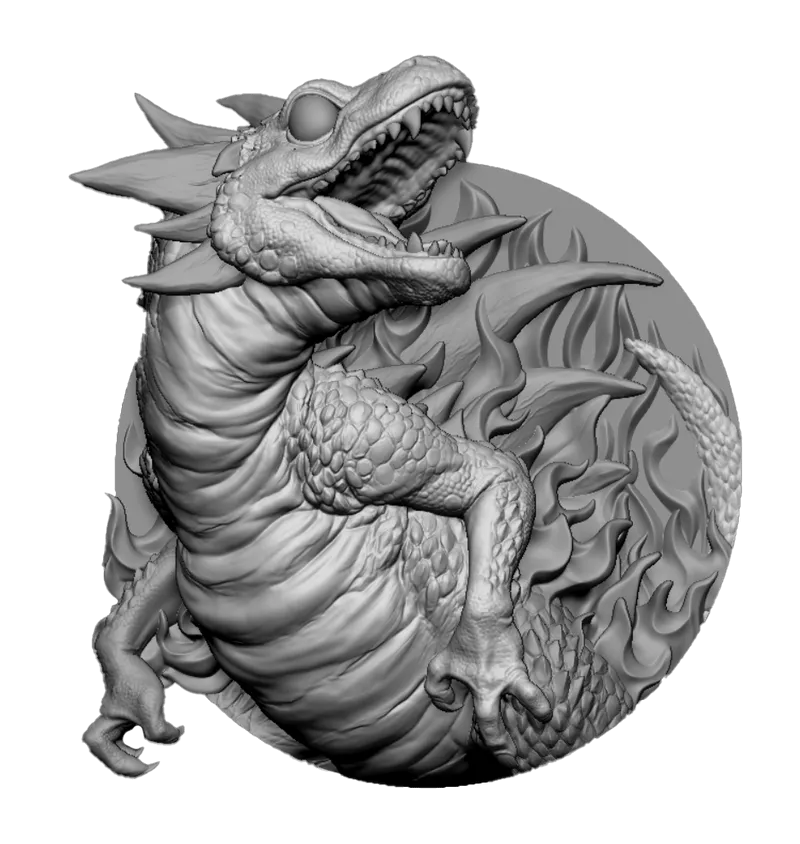 Monument Hobbies Pro Acryl Texture Trainer #4 - The Salamander