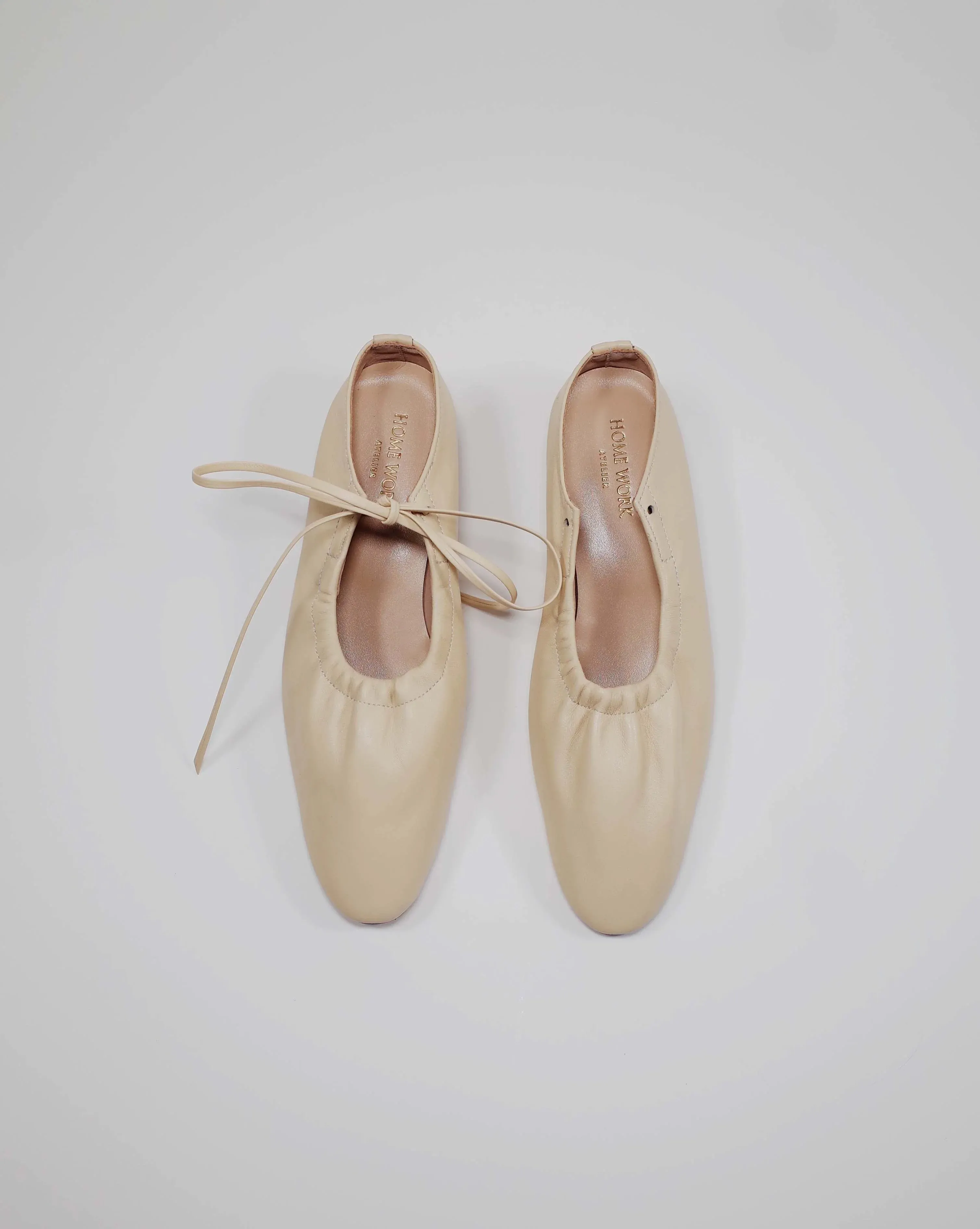 Naples Yellow Ballet Flats