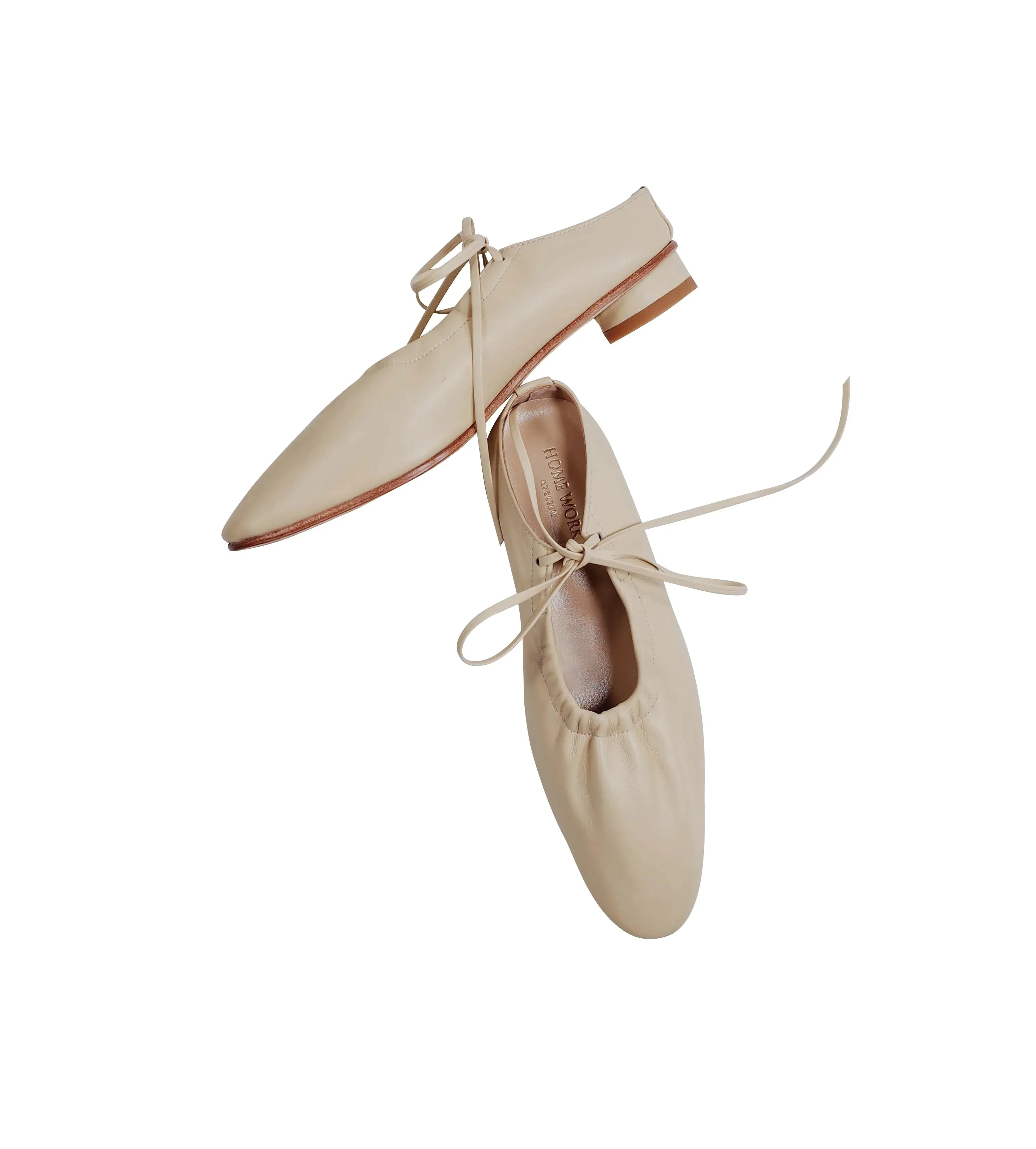 Naples Yellow Ballet Flats