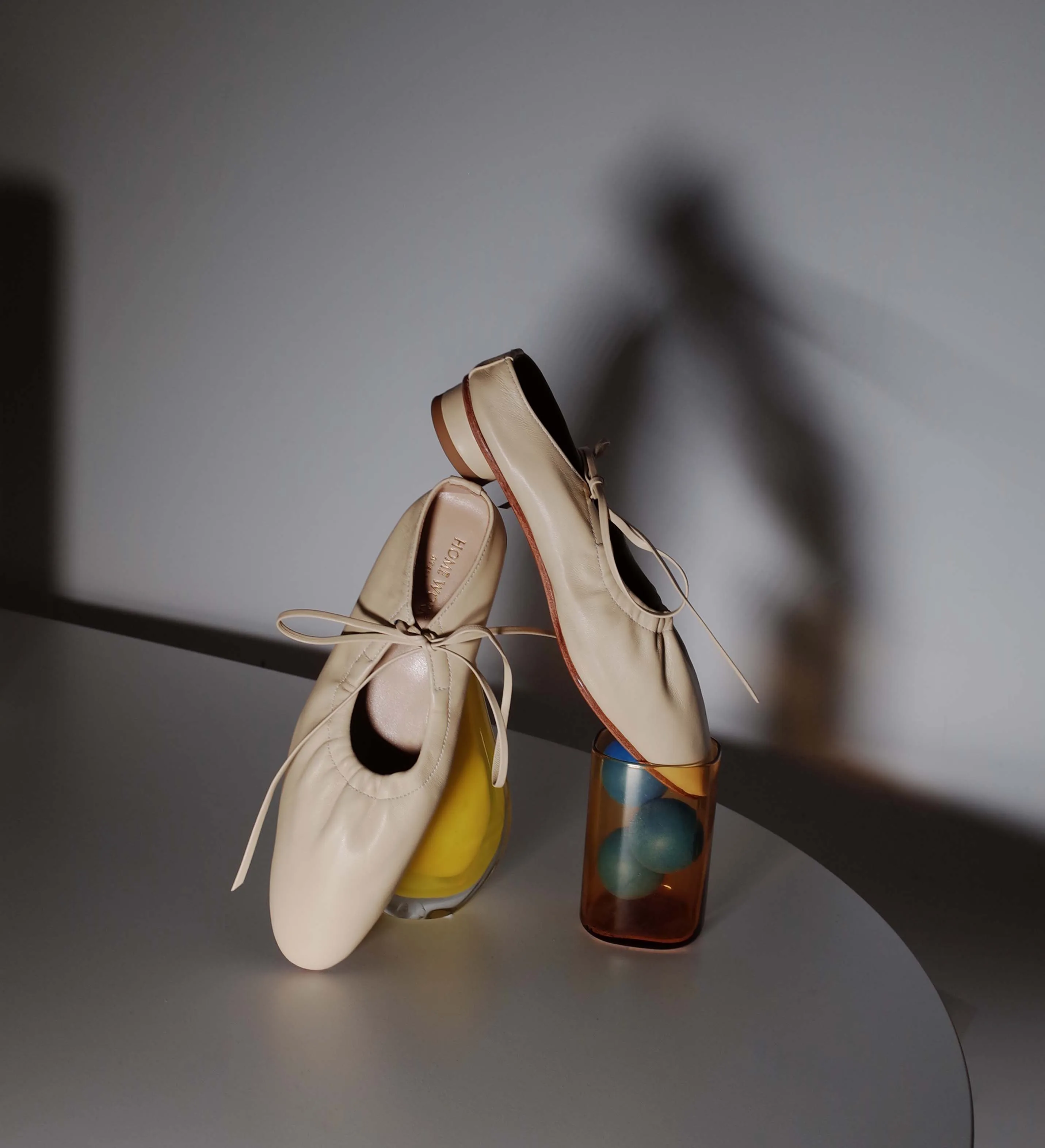 Naples Yellow Ballet Flats