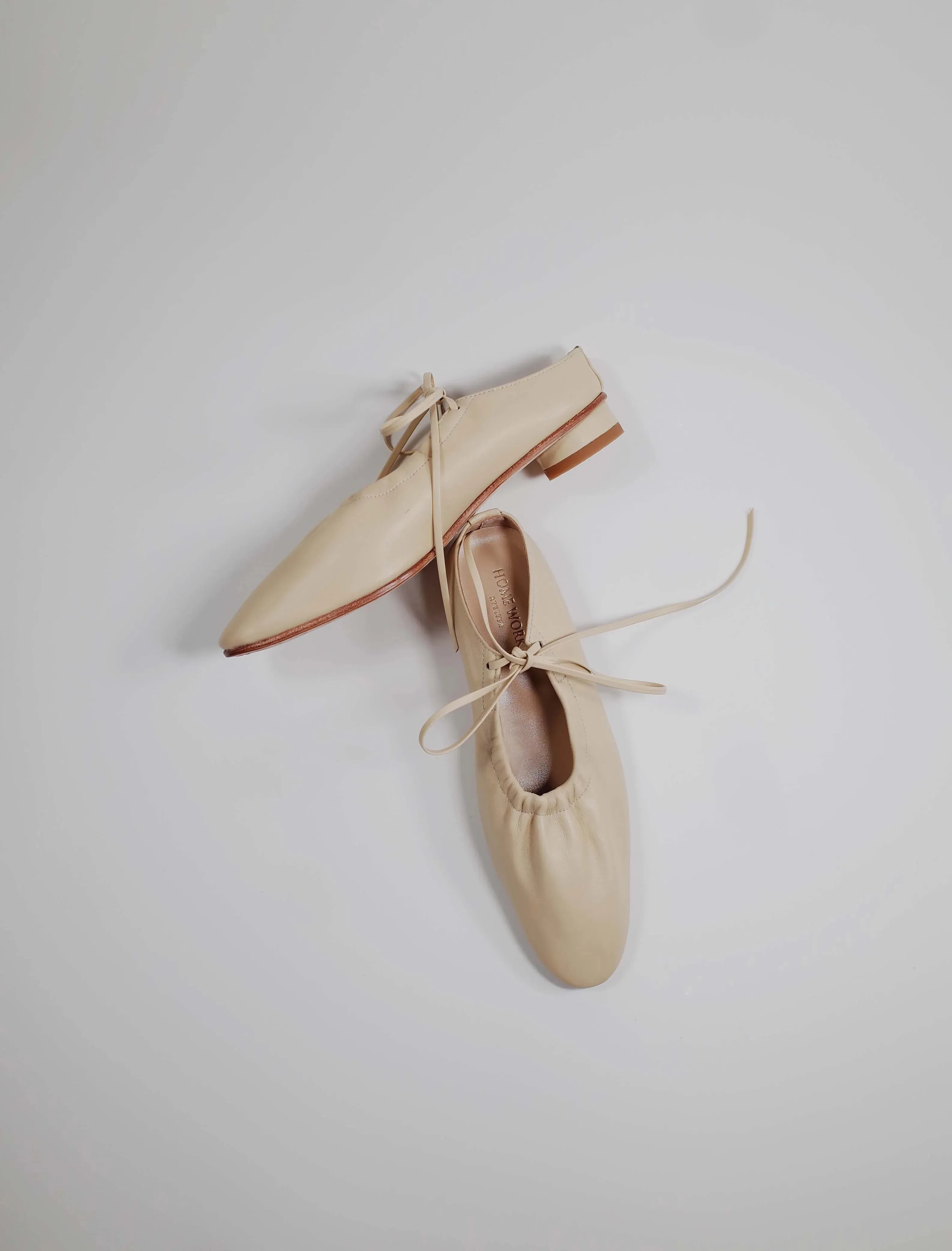 Naples Yellow Ballet Flats