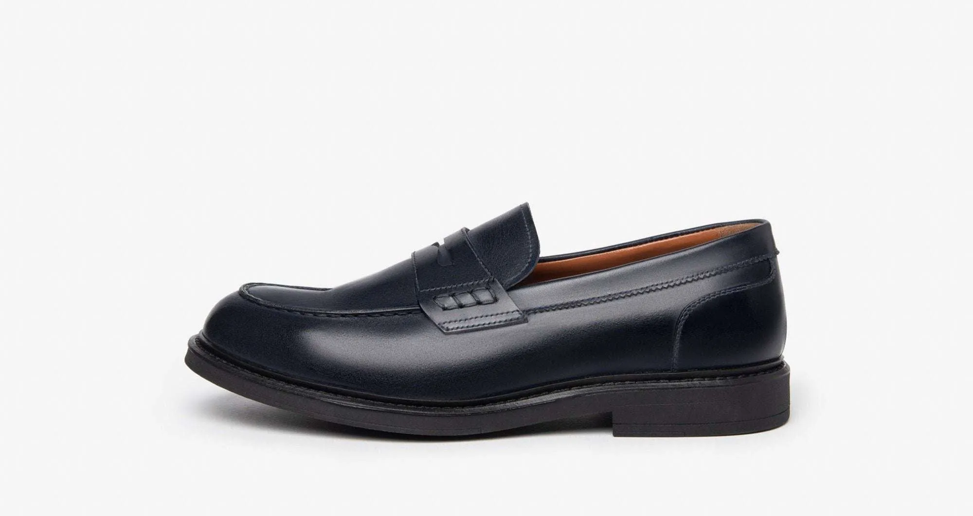 NeroGiardini Navy Loafer|I400330U20