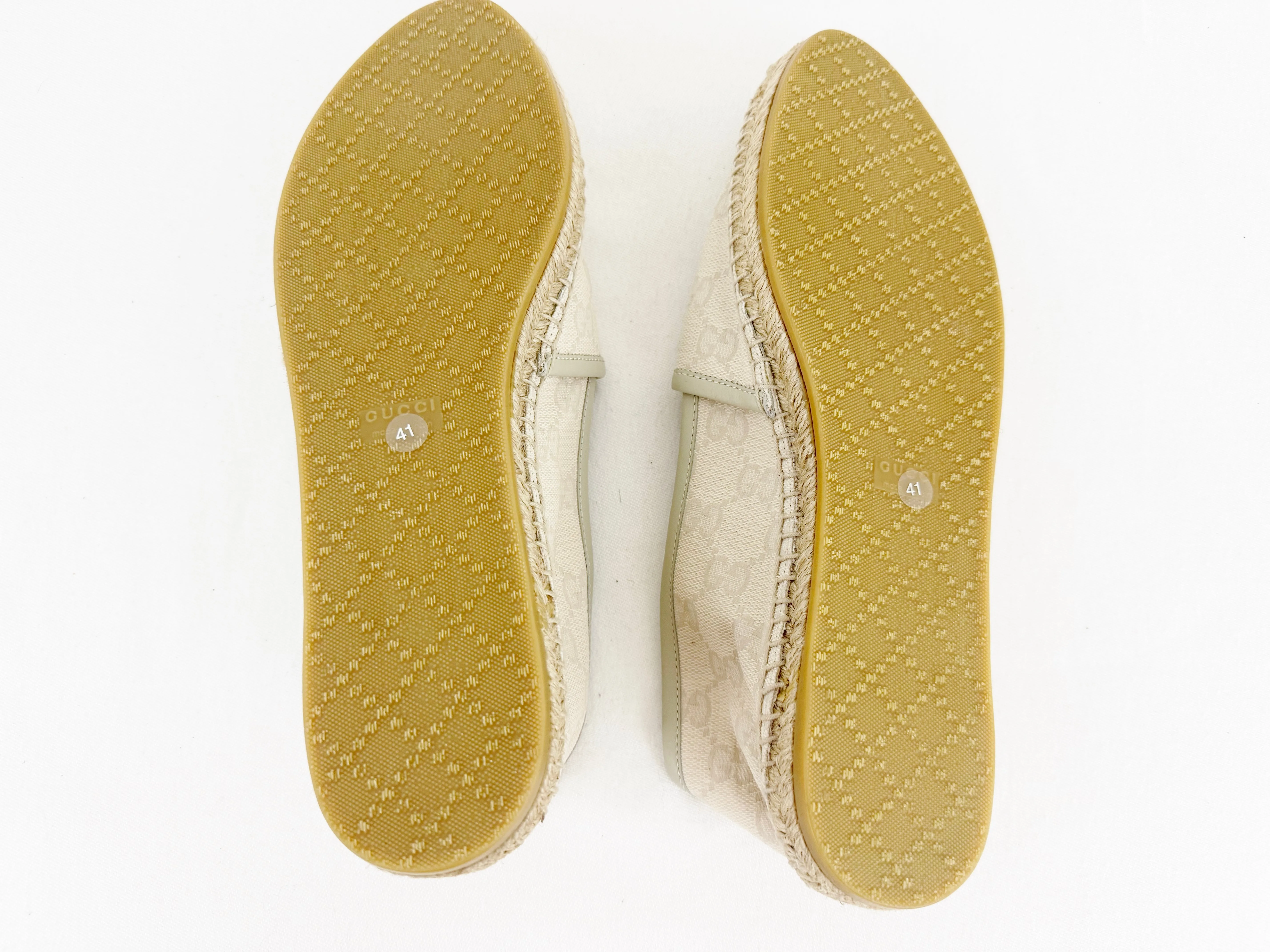 NEW Gucci GG Espadrille Size 11