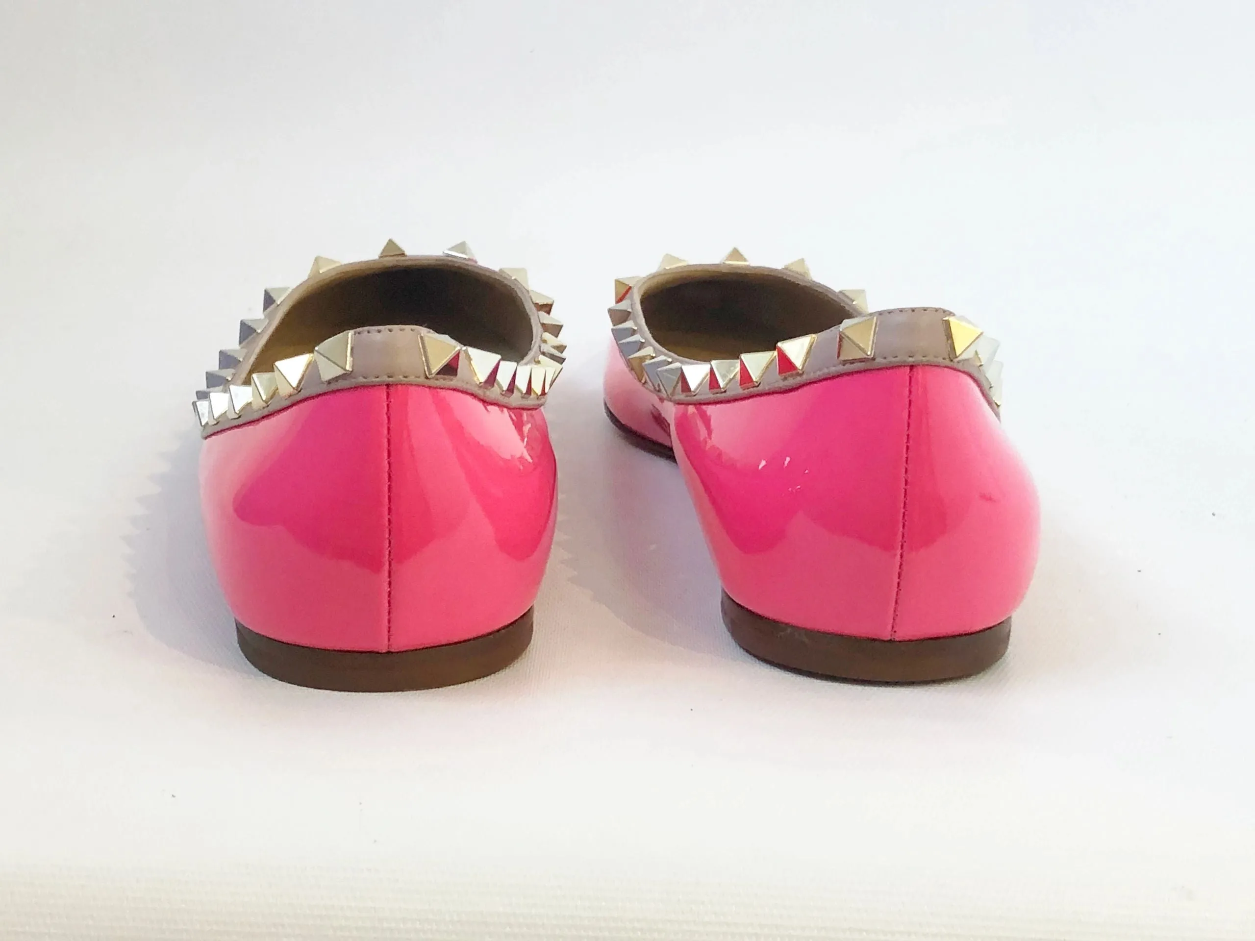 NEW Rockstud Ballet Flats Size 40 It (10 Us)
