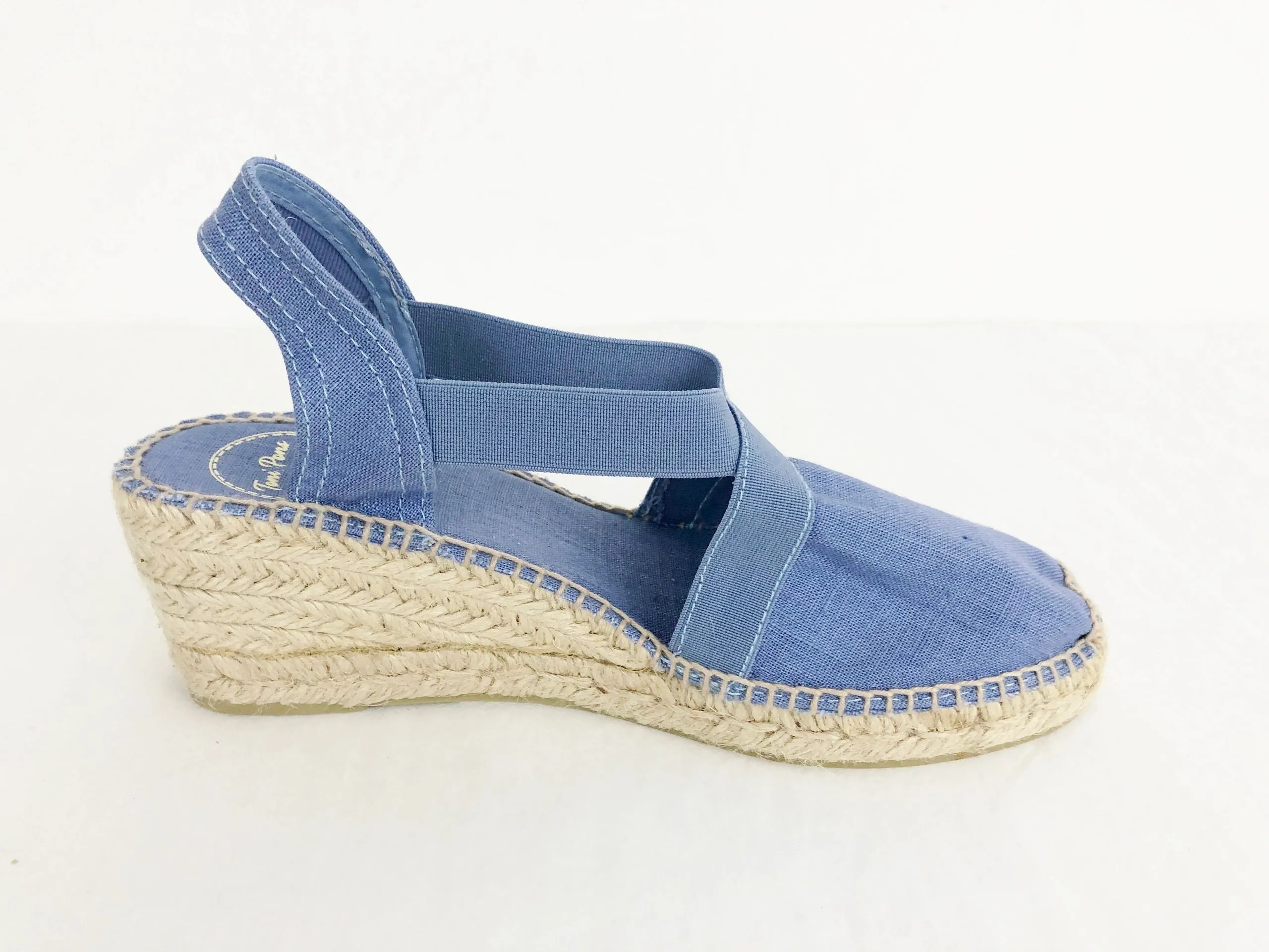 NEW Toni Pons Terra Wedge Espadrille Size 39 It (9 Us)