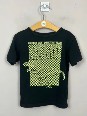 Next camo dinosaur t-shirt 3-4y