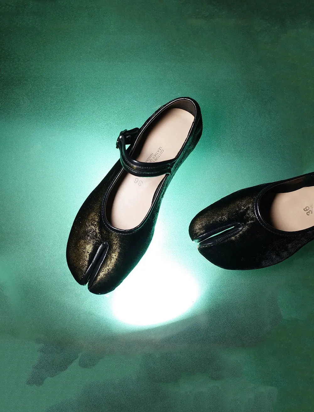 Ninja Split-Toe Mary Jane Flats