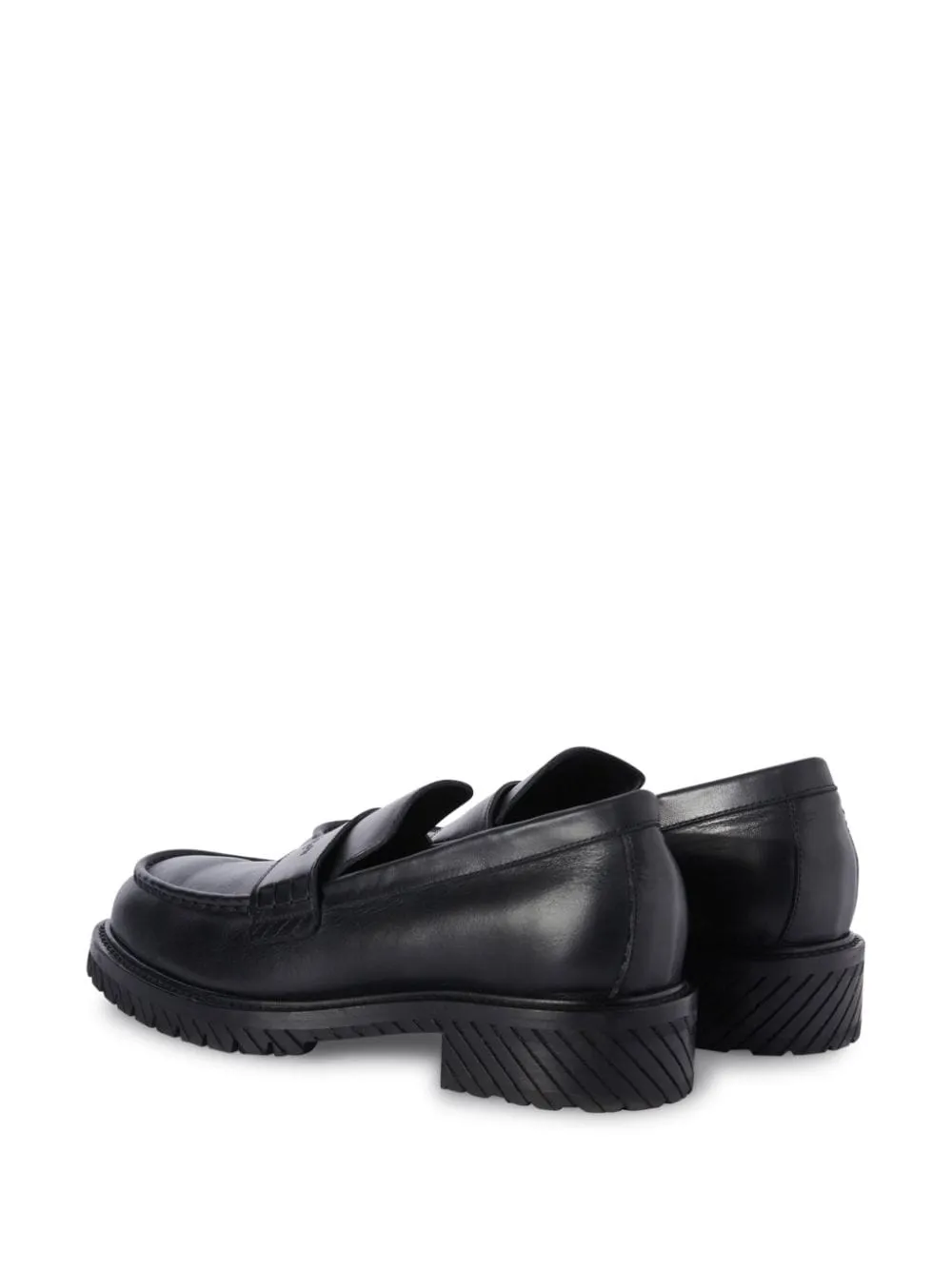 OFF-WHITE Military Leather Loafers for Men