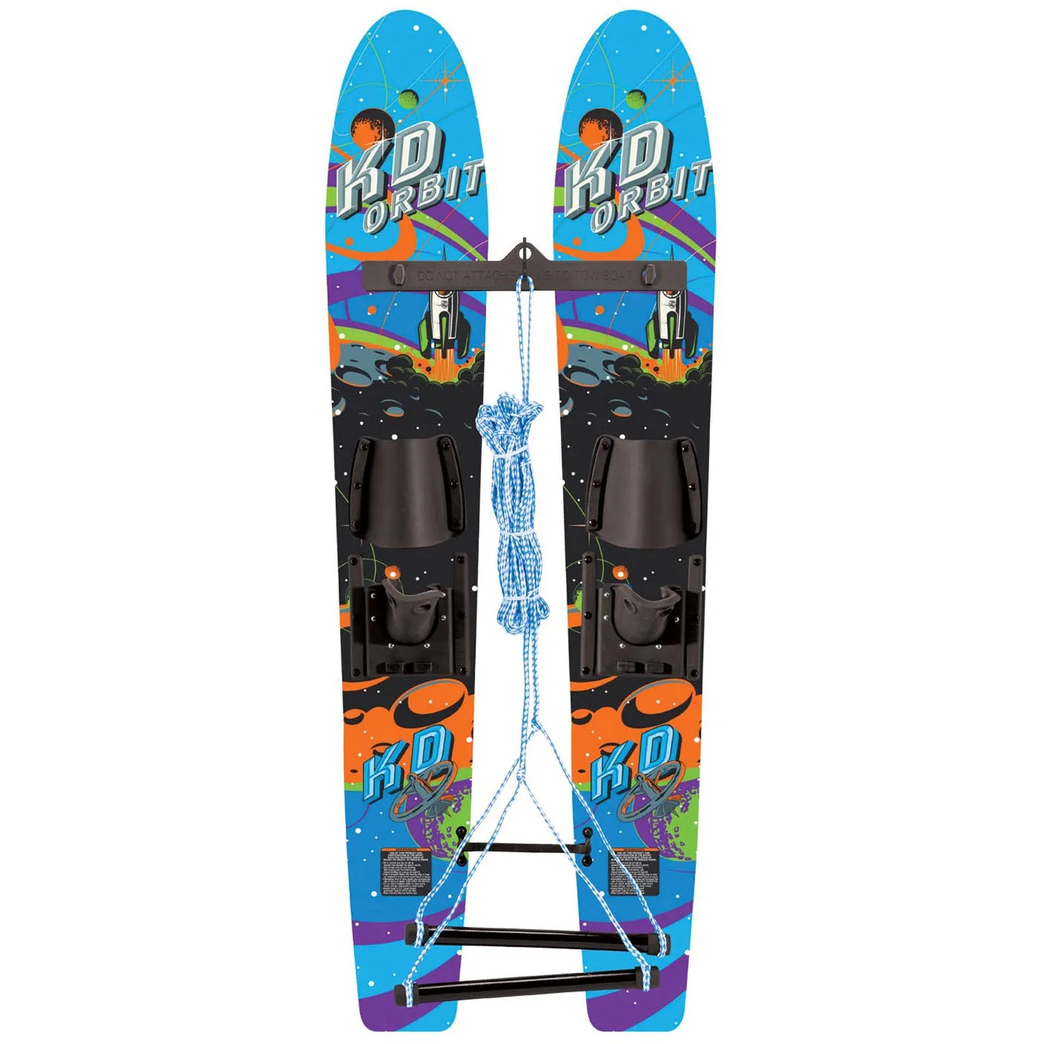 Orbit Jr Combo Water Skis w/ Crossbar & Rope