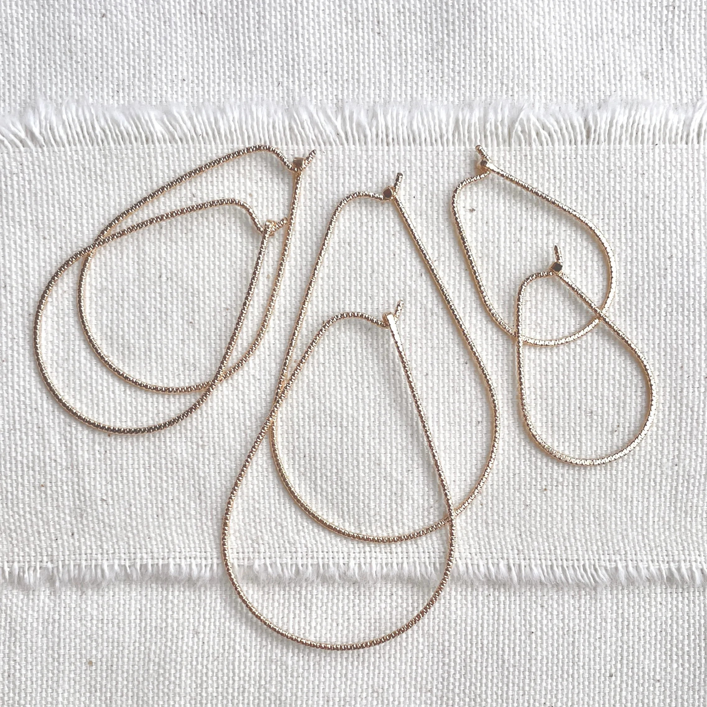 Ovaline CRINKLE Hoops