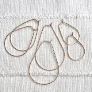 Ovaline CRINKLE Hoops