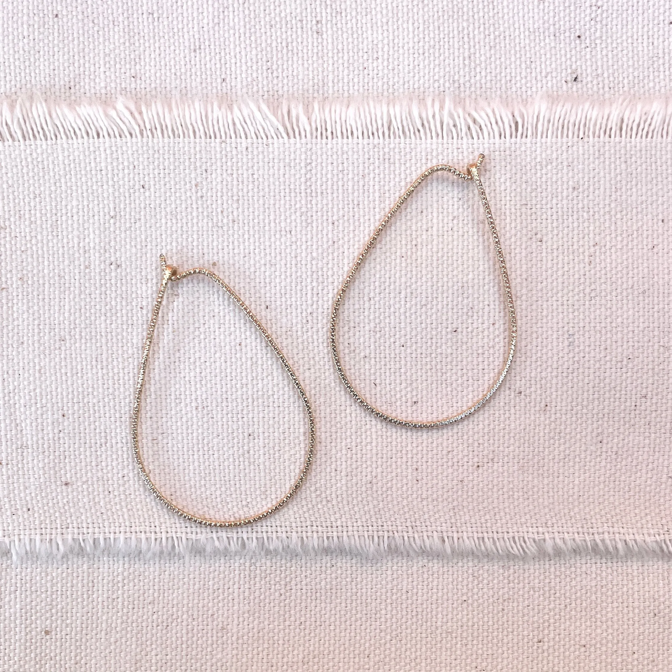 Ovaline CRINKLE Hoops