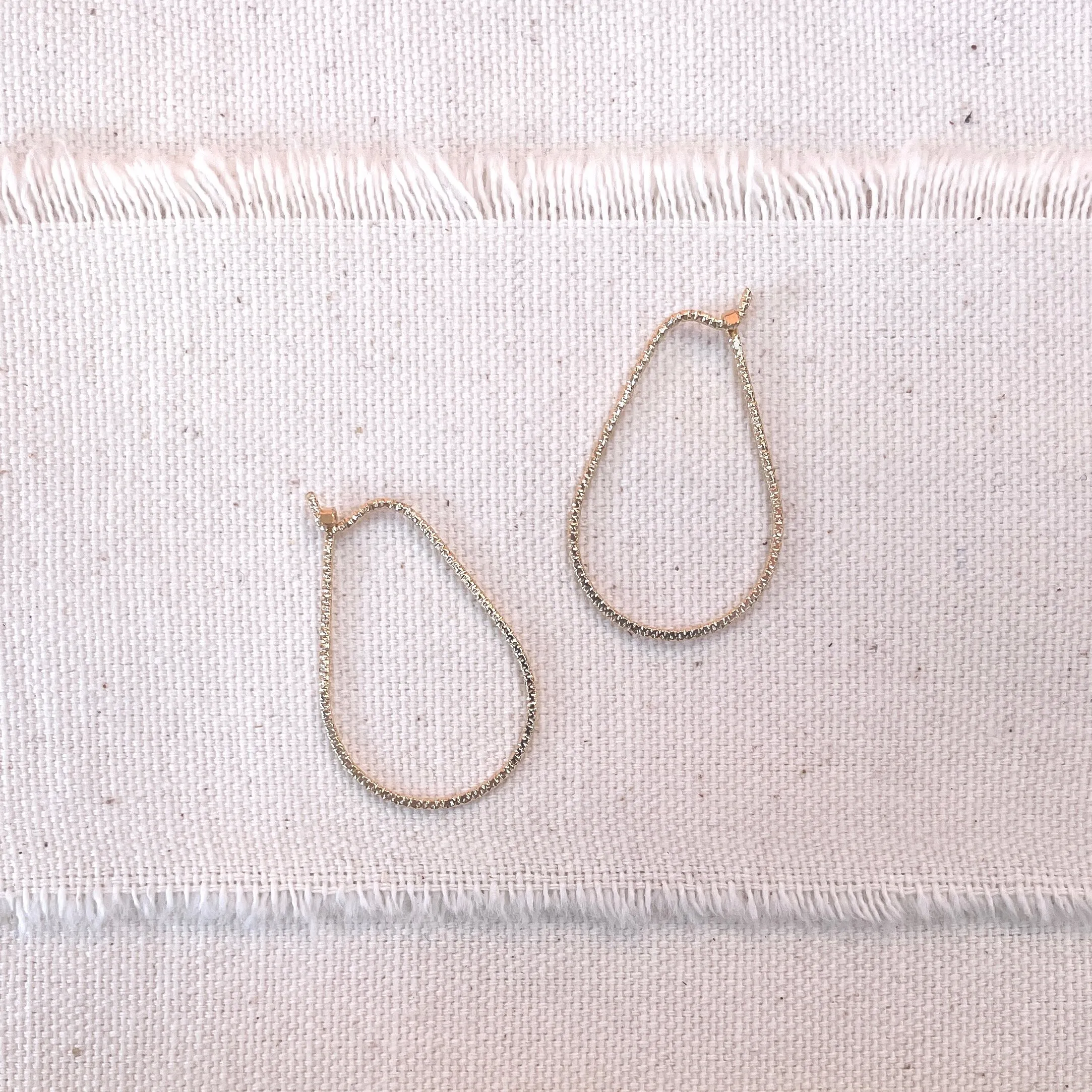 Ovaline CRINKLE Hoops