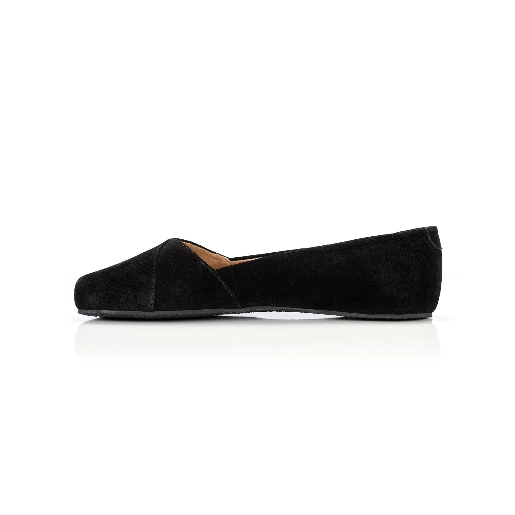 PEONY ballet flats suede