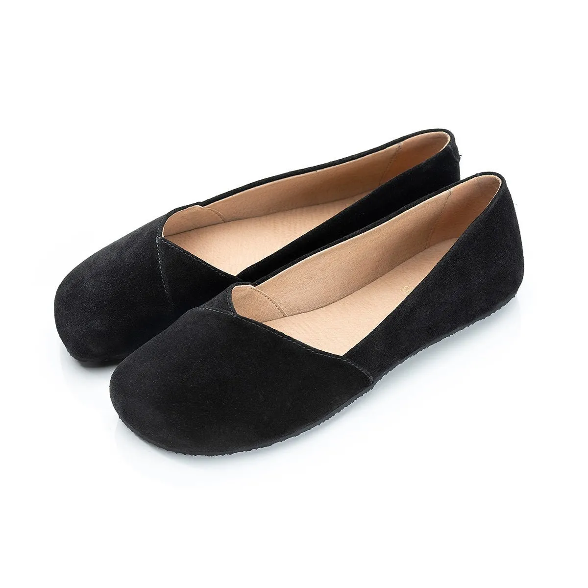 PEONY ballet flats suede