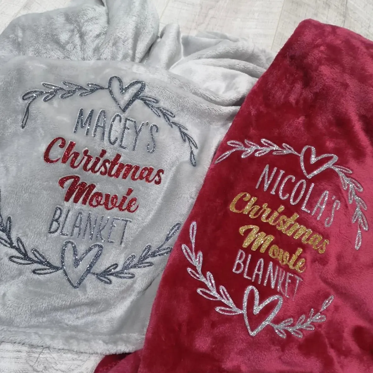 Personalised Christmas Movie Blanket
