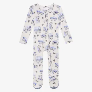 Posh Peanut Franklin Zippered Footie