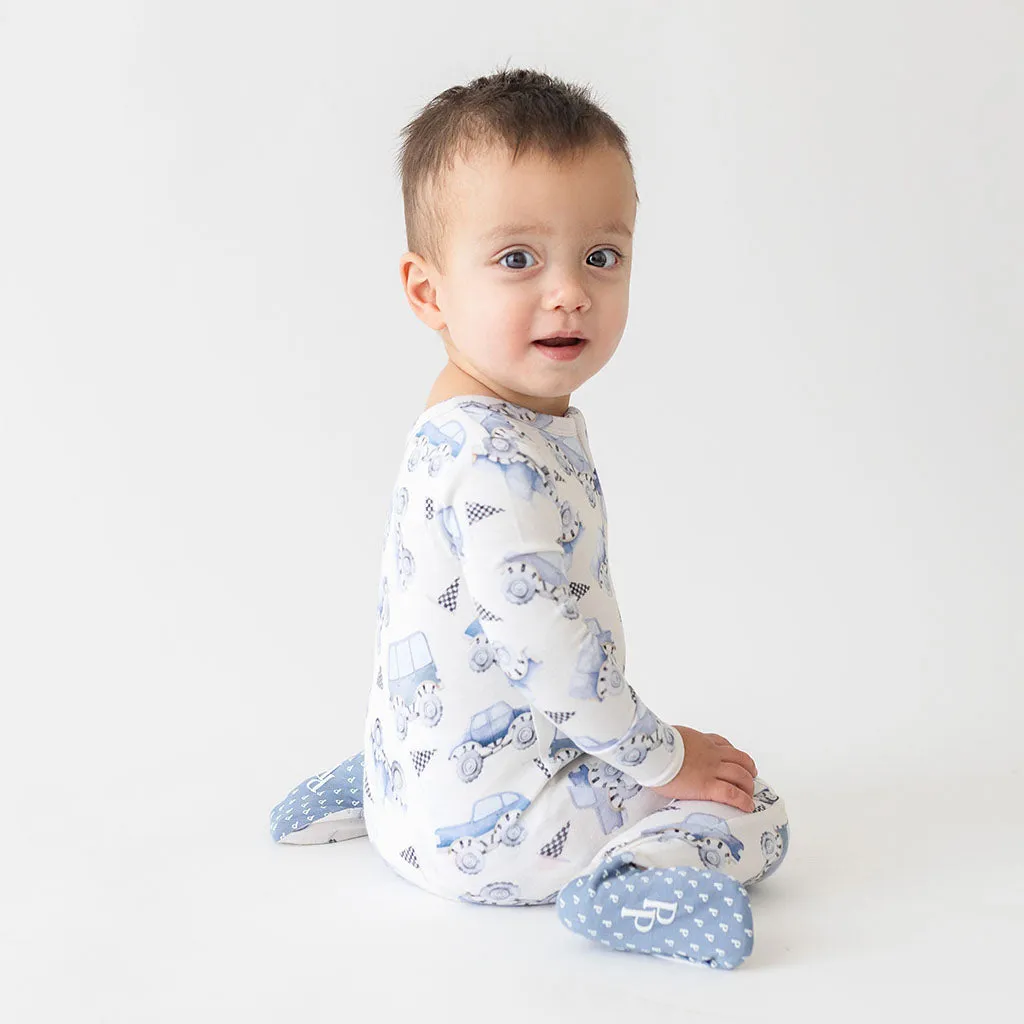 Posh Peanut Franklin Zippered Footie