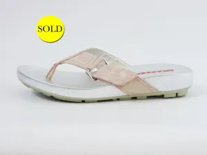 Prada Flip-Flop Size 37.5 It (7.5 Us)