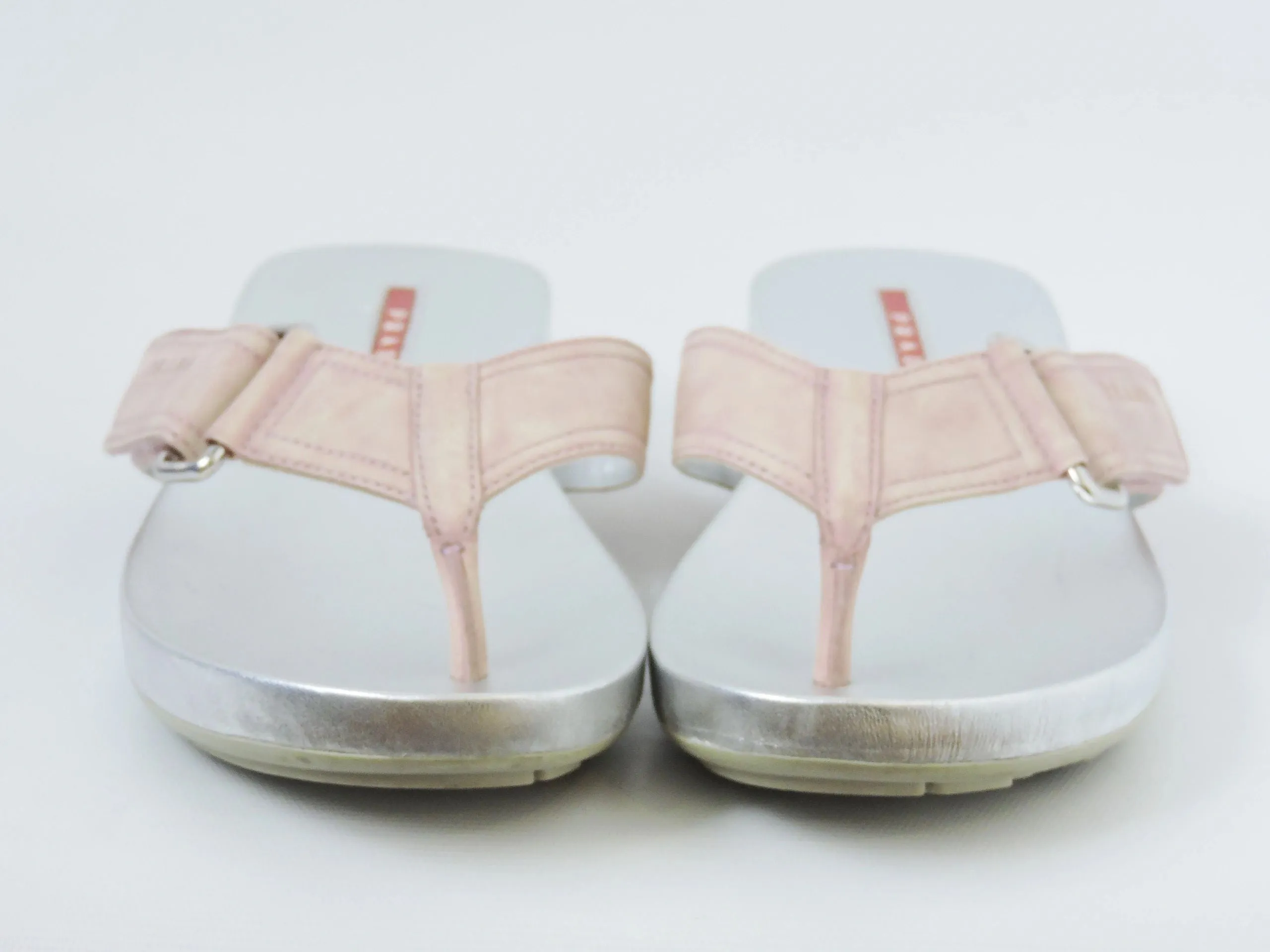 Prada Flip-Flop Size 37.5 It (7.5 Us)