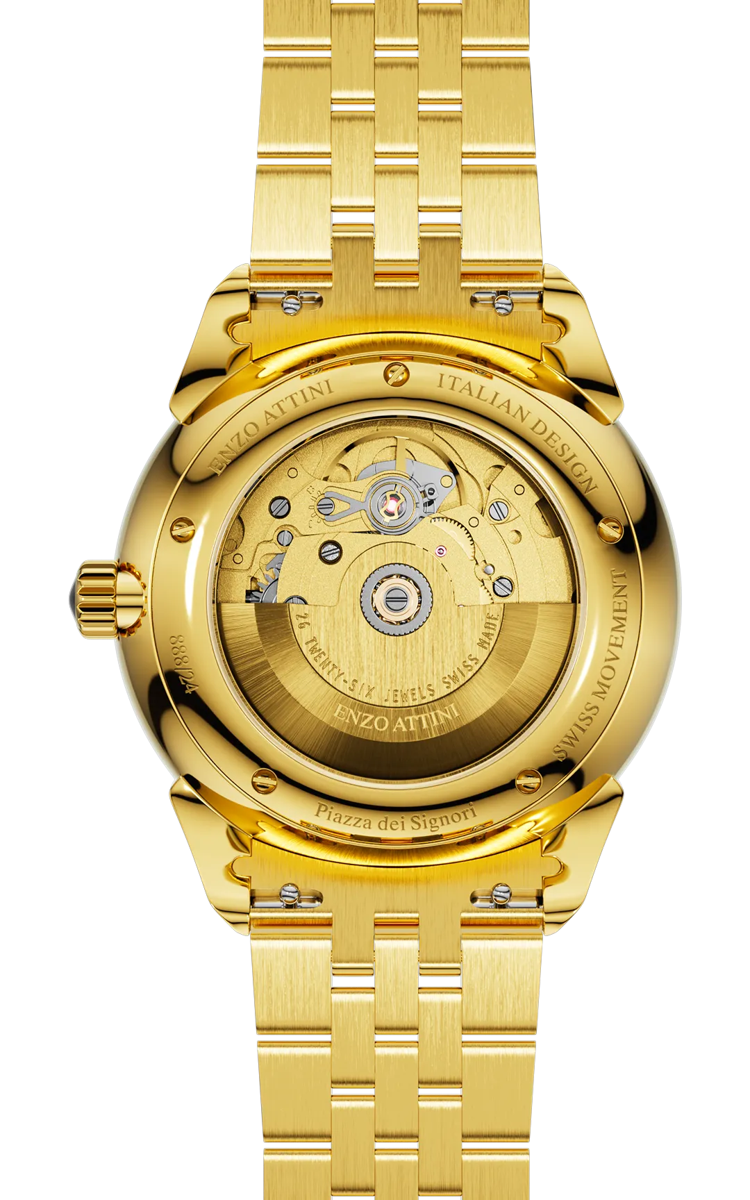"Piazza dei Signori" Automatic - President Bracelet / Swiss Movement