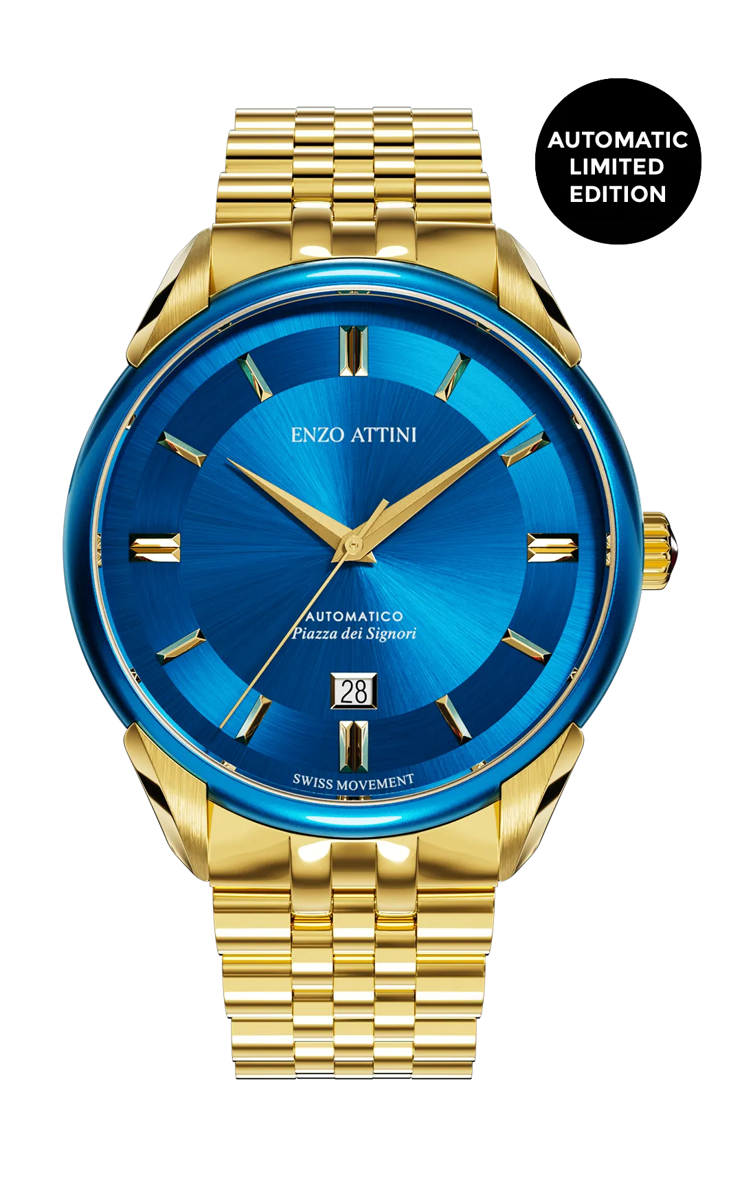"Piazza dei Signori" Automatic - President Bracelet / Swiss Movement