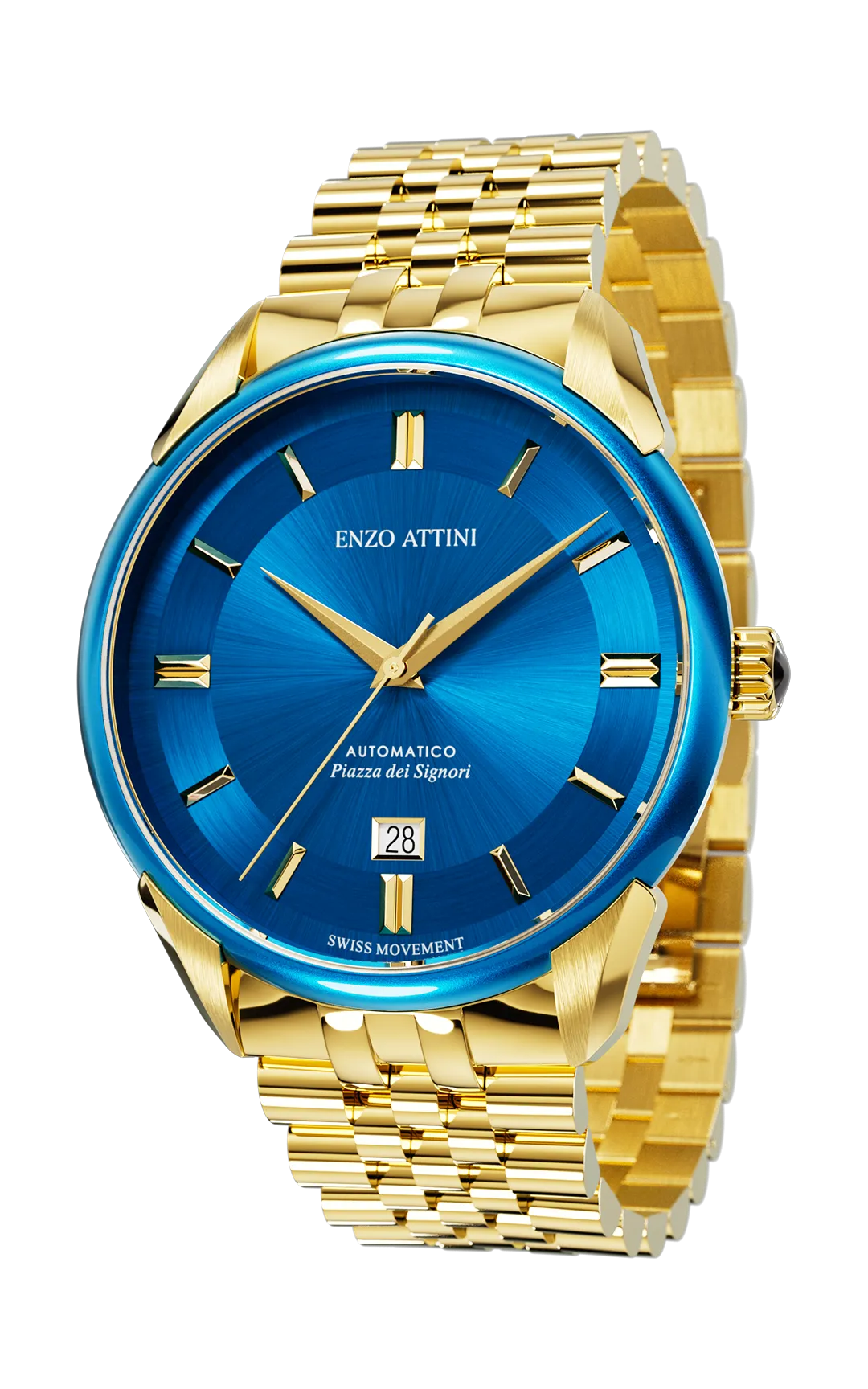 "Piazza dei Signori" Automatic - President Bracelet / Swiss Movement