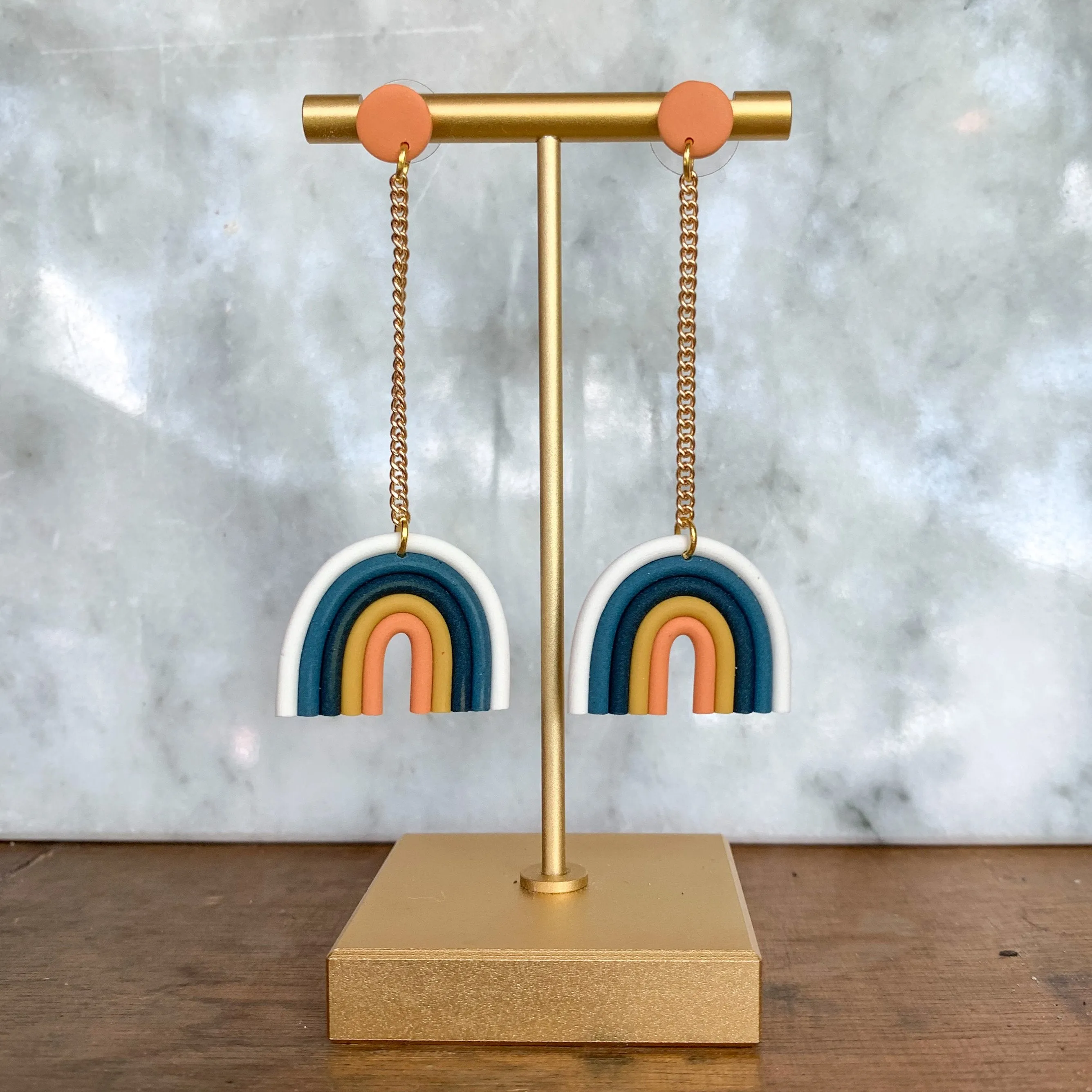 Rainbow Dangle Earring - More Colors Available