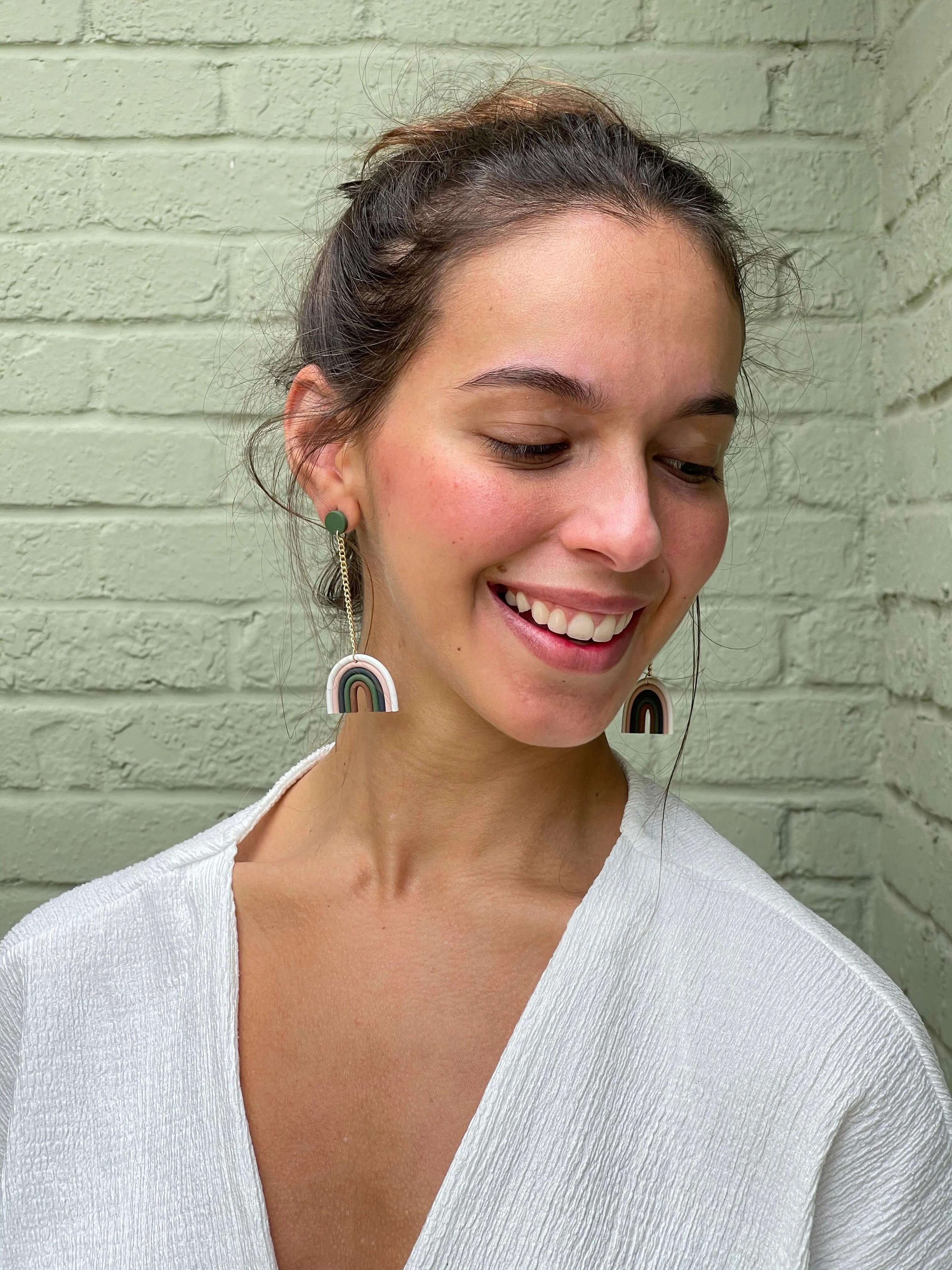 Rainbow Dangle Earring - More Colors Available