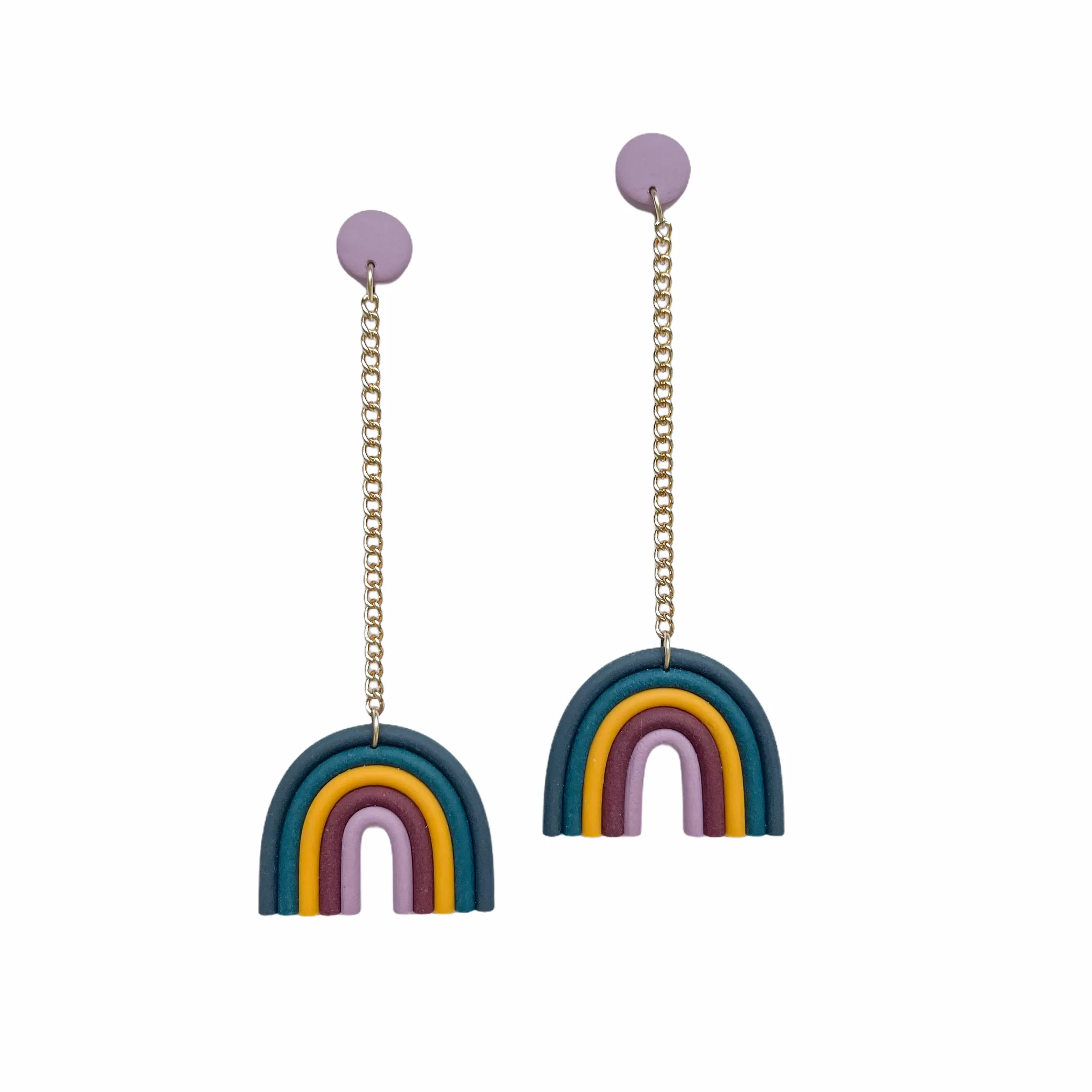 Rainbow Dangle Earring - More Colors Available