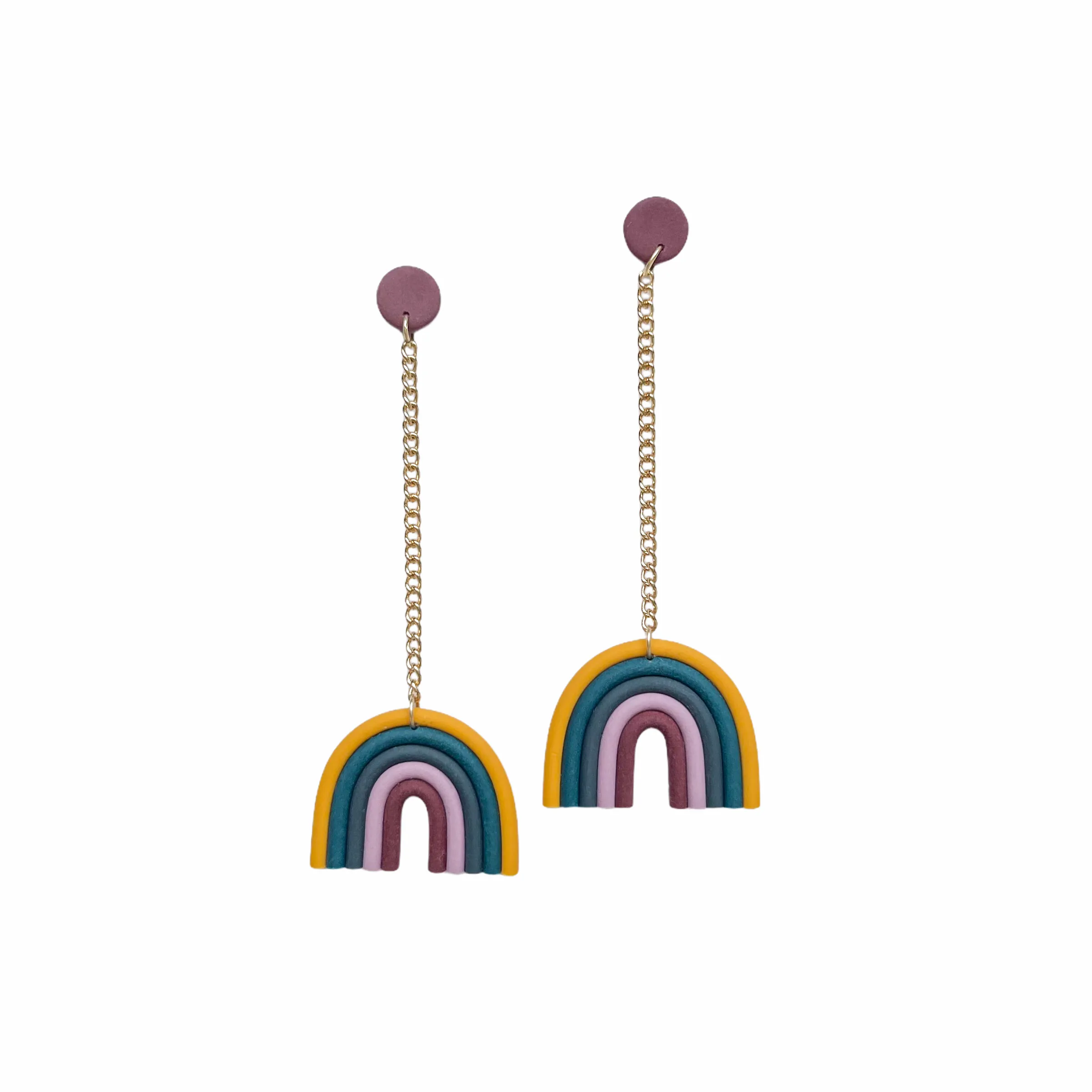 Rainbow Dangle Earring - More Colors Available