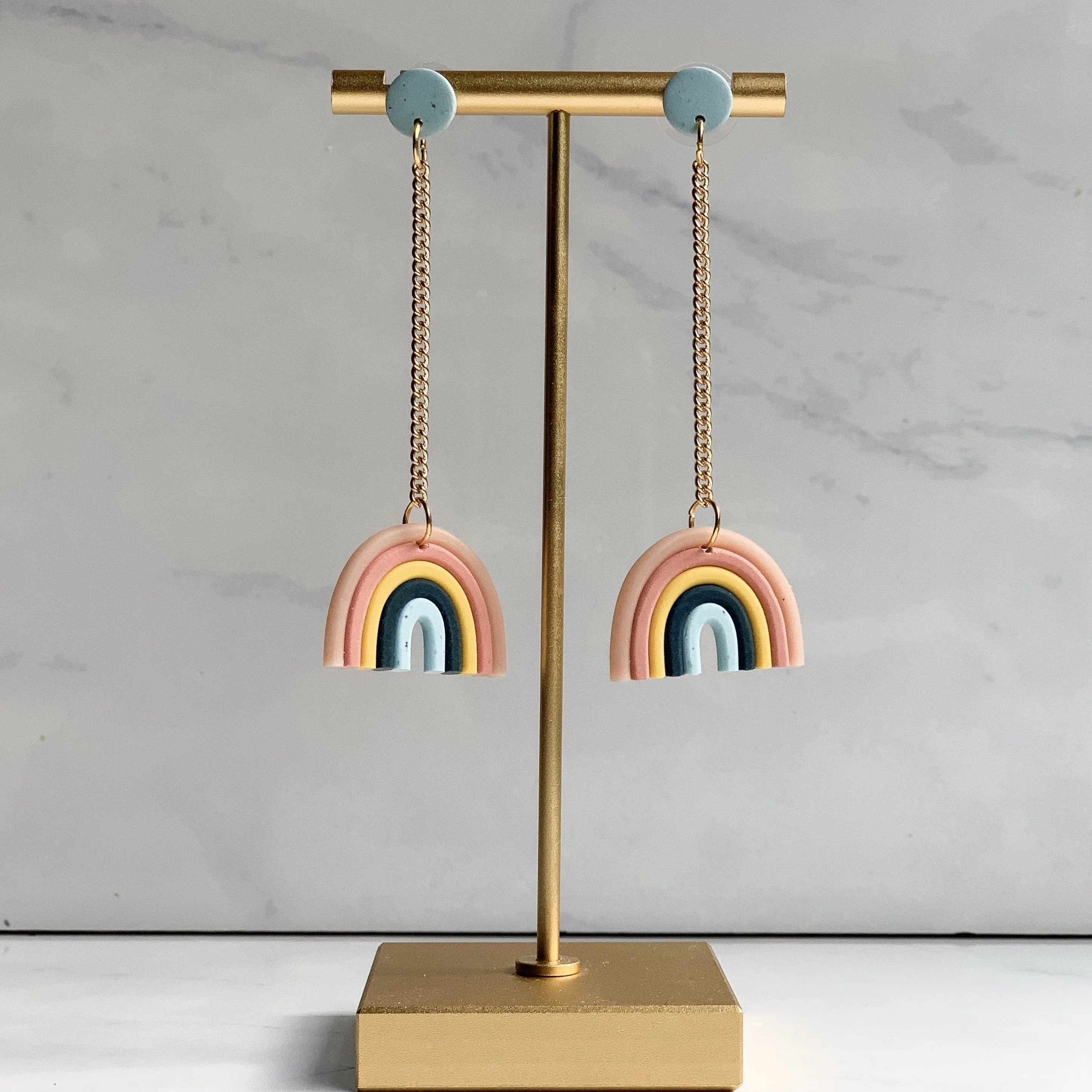 Rainbow Dangle Earring - More Colors Available