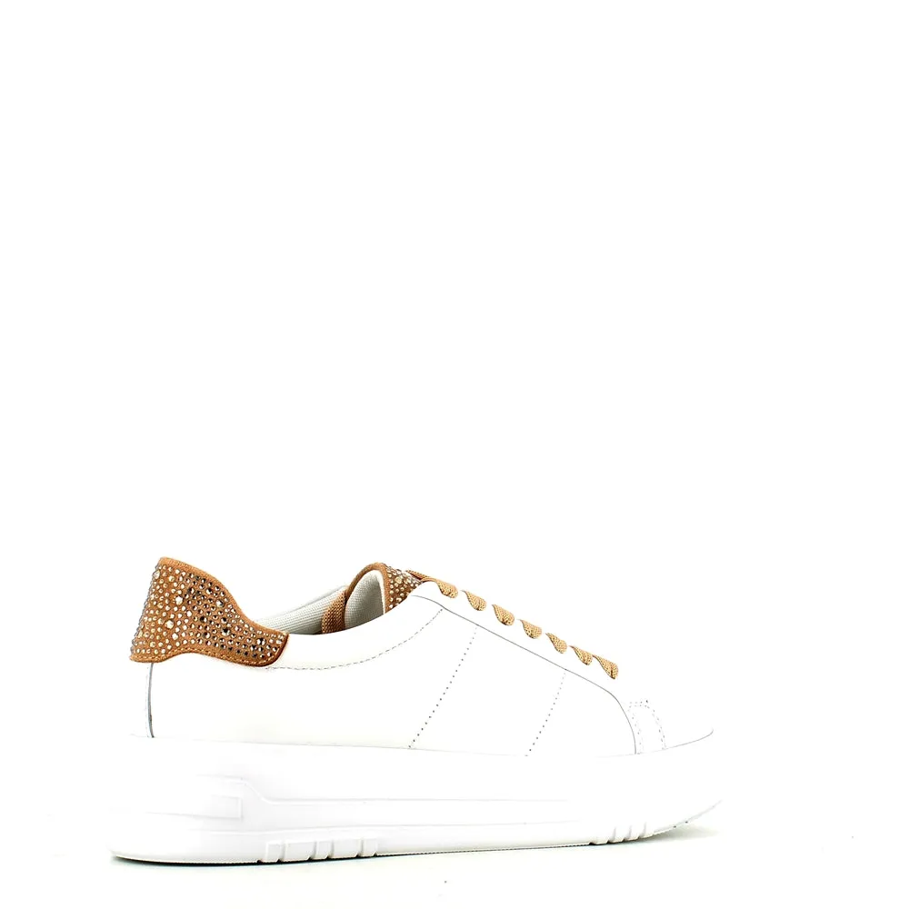 Regarde Le Ciel Regina Trainer White Leather