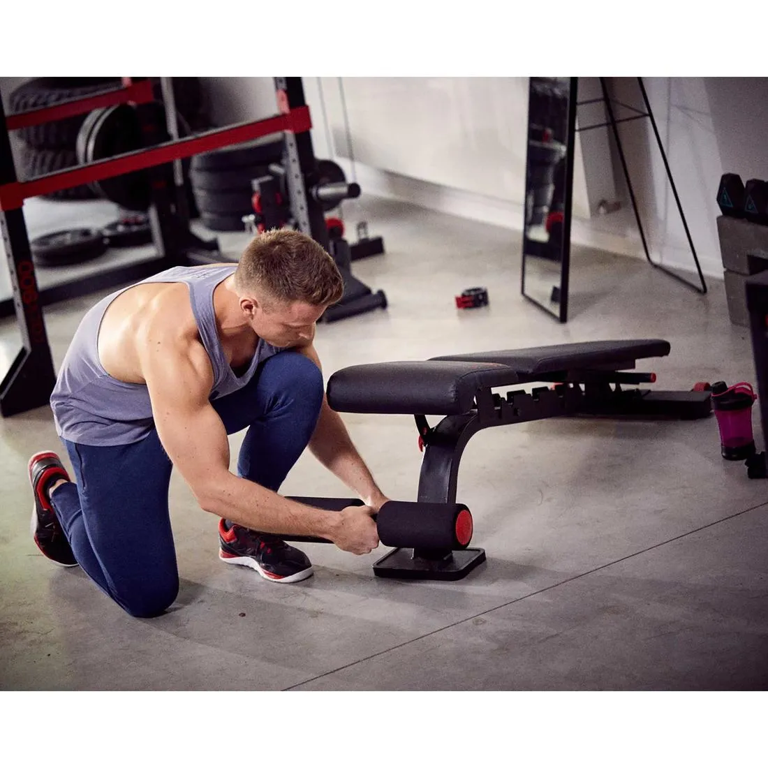 Reinforced Flat/Inclined Weights Bench