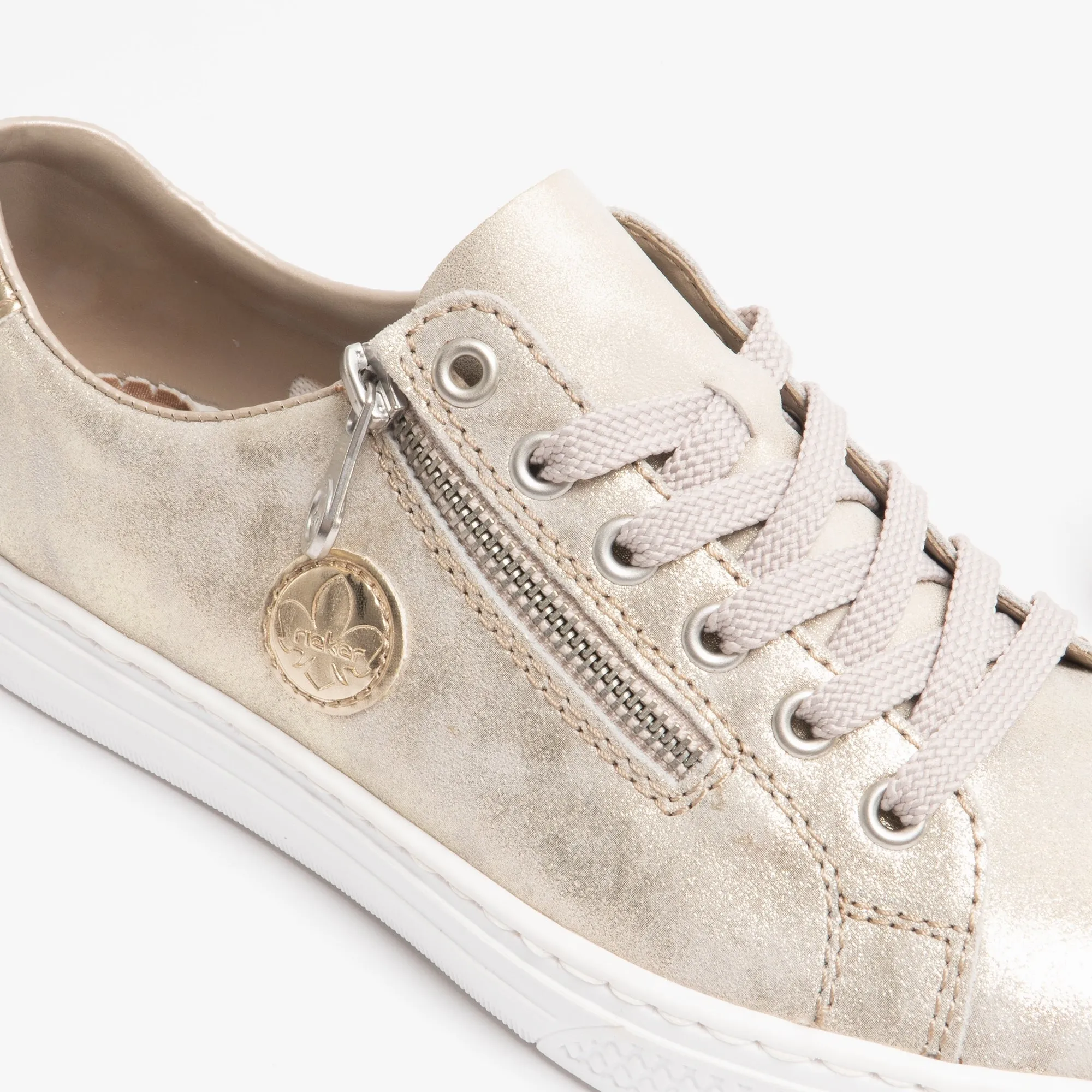 Rieker L59L8-62 Womens Trainers Gold