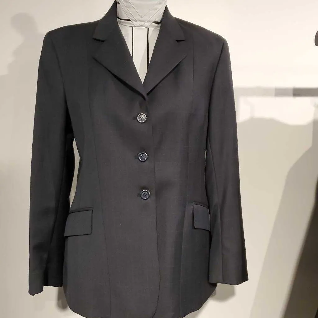 RJ Classics Navy Windowpane Hunt Coat 14R