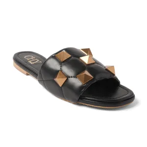 ROCKSTUD BLACK FLATS