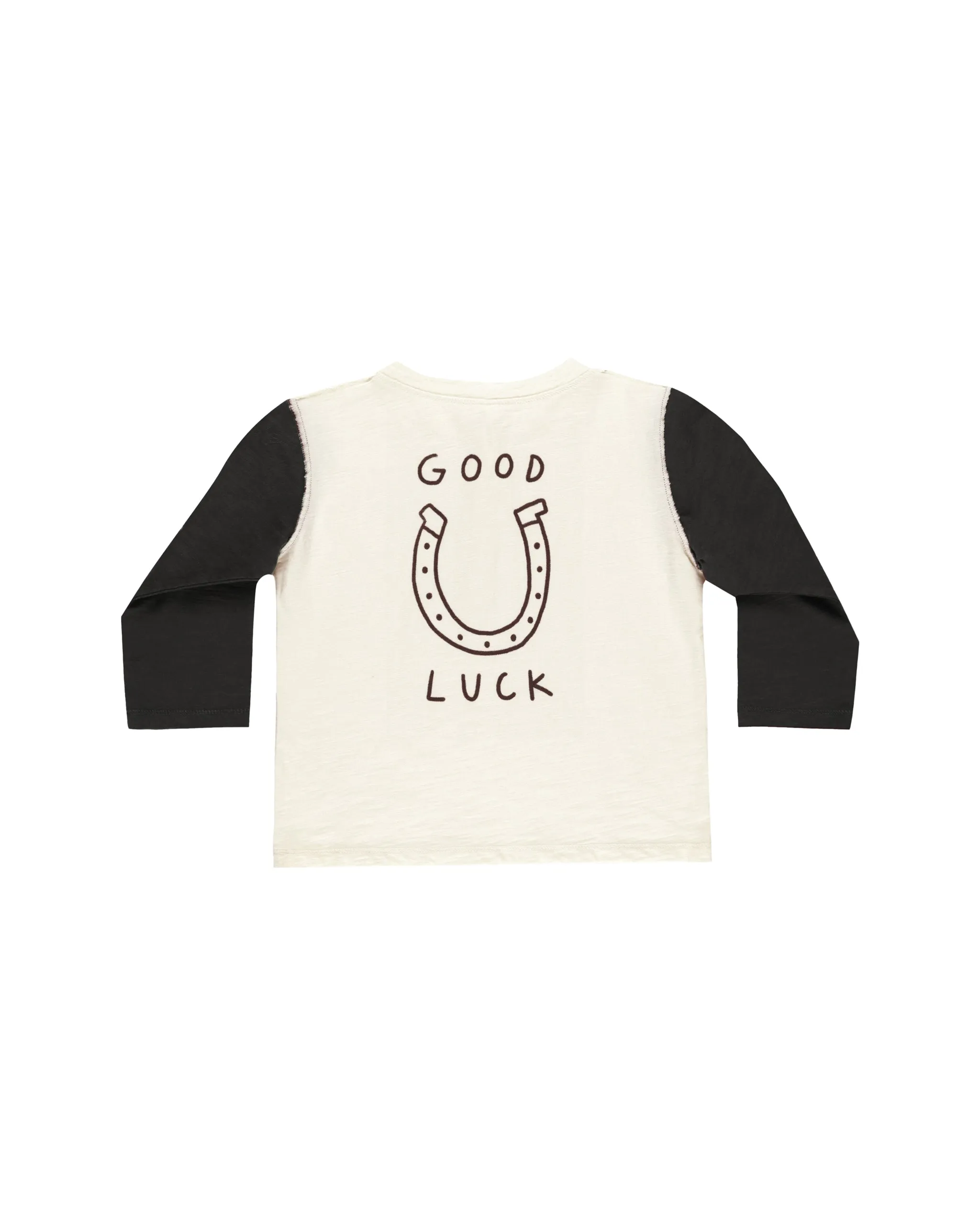 RYLEE   CRU Henley Long Sleeve Tee || Good Luck