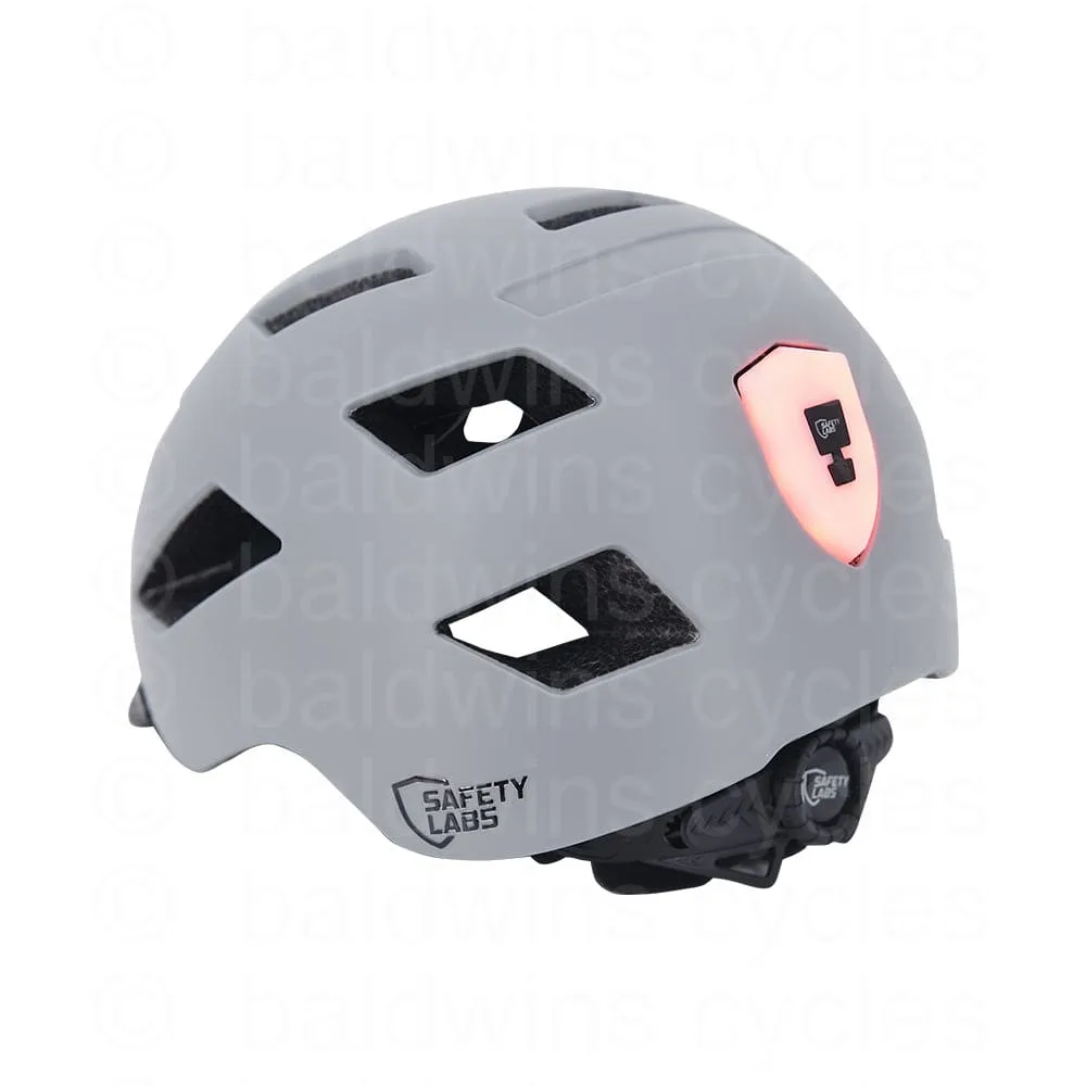 Safety Labs E-Bahn 2.0 Urban Helmet in Matt Light Grey - Large (57-61cm)