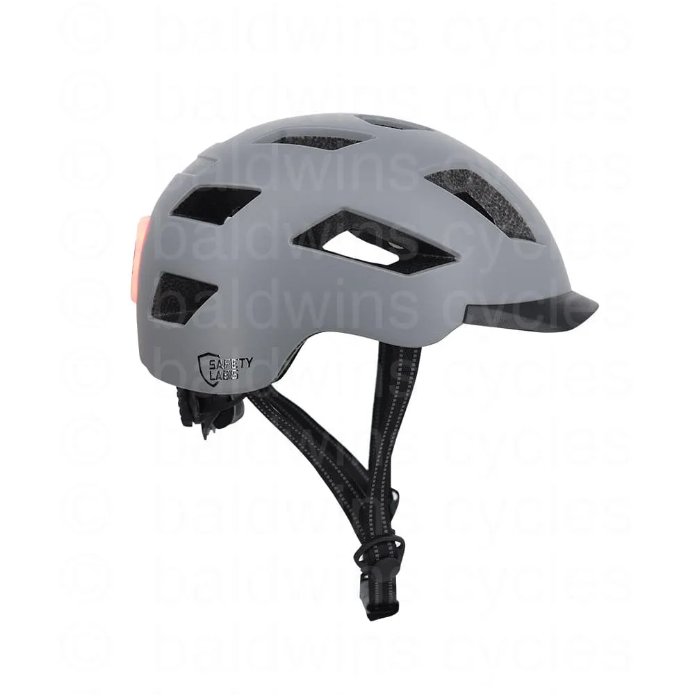 Safety Labs E-Bahn 2.0 Urban Helmet in Matt Light Grey - Large (57-61cm)