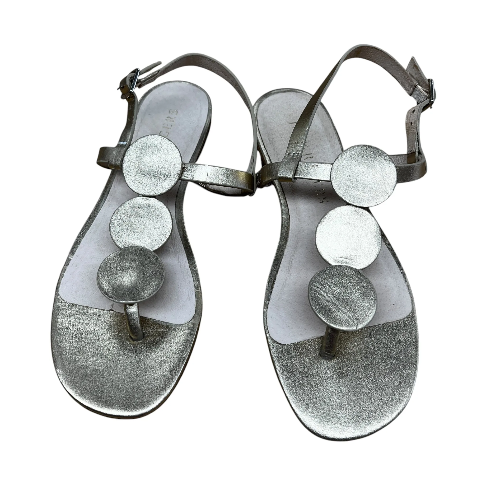 Sandals Flats By Jack Rogers In Gold, Size:7