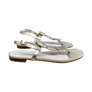 Sandals Flats By Jack Rogers In Gold, Size:7