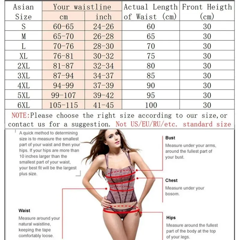 Sauna Sweat Belt Waist Trainer for Women - Neoprene Slimming Body Shaper Corset