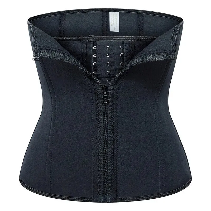 Sauna Sweat Belt Waist Trainer for Women - Neoprene Slimming Body Shaper Corset
